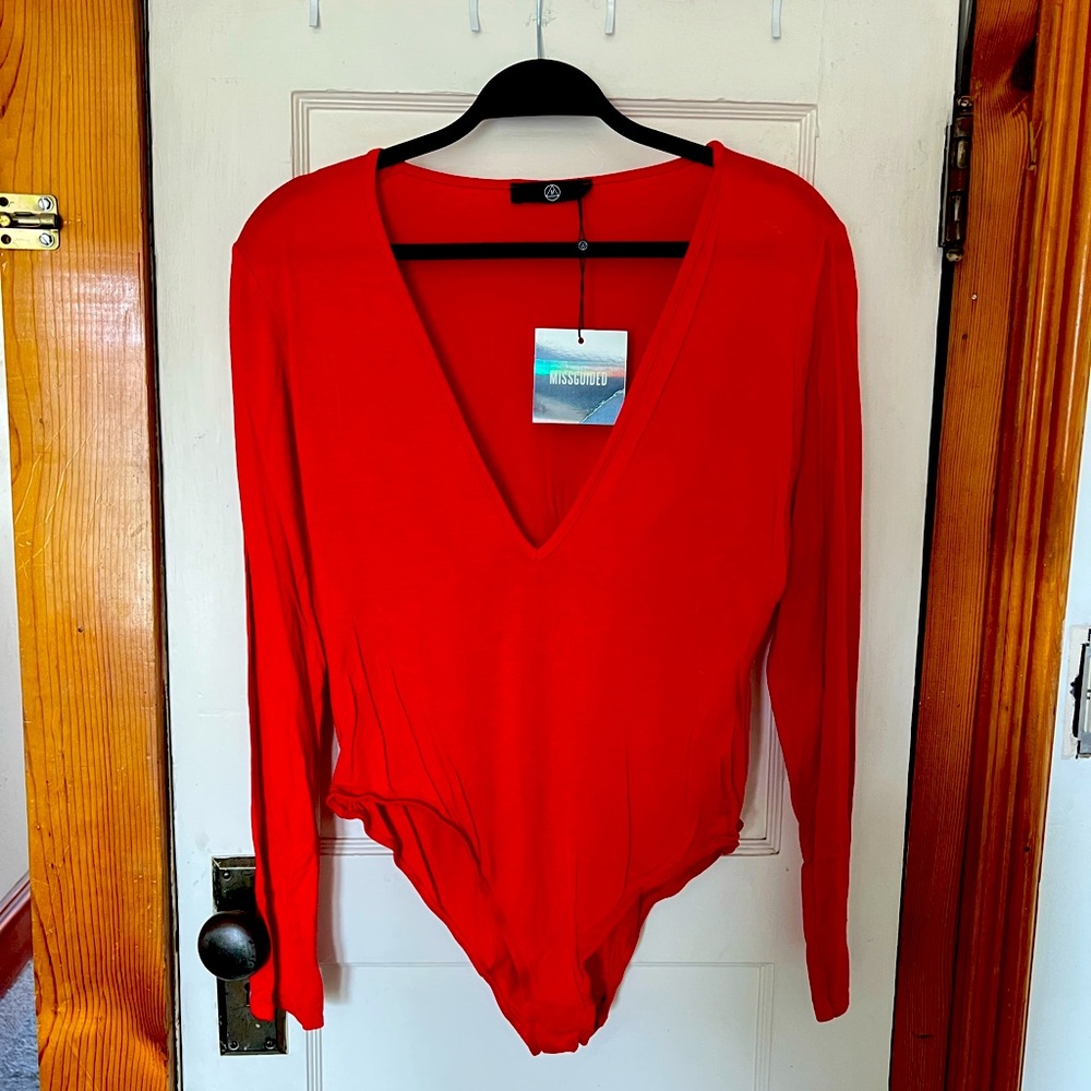 Missguided Long-Sleeve Bodysuit